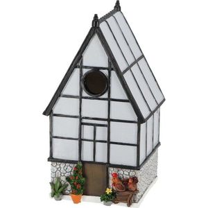 Bílá budka pro ptáčky Esschert Design Green House obraz