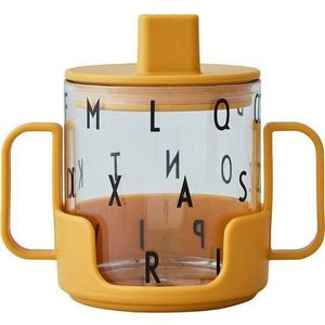 Hořčicově žlutý dětský hrnek Design Letters Grow With Your Cup obraz