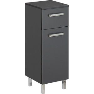 Tmavě šedá nízká koupelnová skříňka 30x81 cm Set 311 - Pelipal obraz