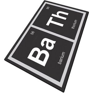 Černá koupelnová předložka 70x120 cm Barium – Foutastic obraz