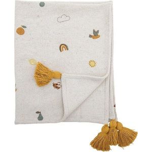 Bílá dětská deka 80x100 cm Agnes – Bloomingville Mini obraz