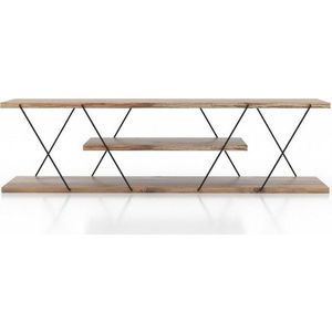TV stolek v dekoru ořechu v přírodní barvě 120x33 cm Canaz – Kalune Design obraz