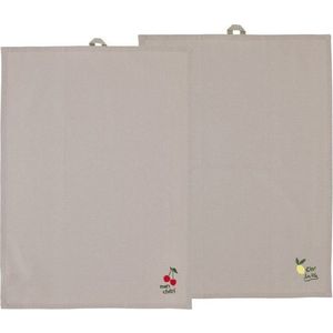 Bavlněné utěrky v sadě 2 ks 50x70 cm Bistro – Södahl obraz