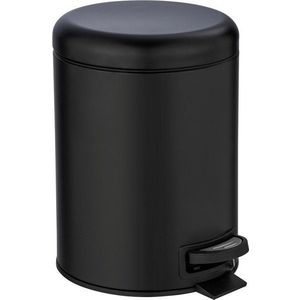 Černý odpadkový koš Wenko Leman, 5 l obraz