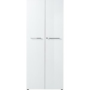 Bílá přírodní šatní skříň v dekoru dubu 80x196 cm Monteria – Germania obraz