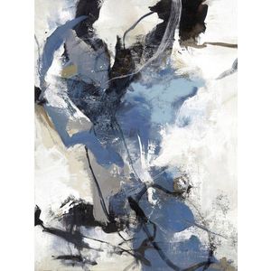 Obraz s ručně malovanými prvky 90x120 cm Blue Vibes – Malerifabrikken obraz