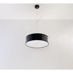 Černé závěsné svítidlo ø 35 cm Atis – Nice Lamps obraz