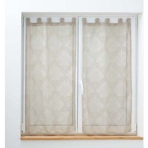 Hnědé voálové záclony v sadě 2 ks 60x90 cm Levita – douceur d'intérieur obraz