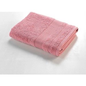 Růžová froté bavlněná osuška 70x130 cm Tendresse – douceur d'intérieur obraz