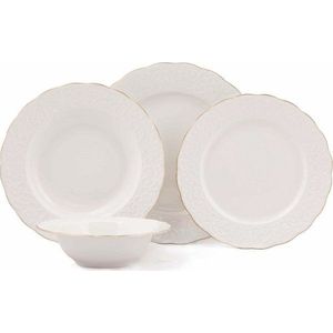 24dílná sada porcelánového nádobí Kutahya Simplicity obraz