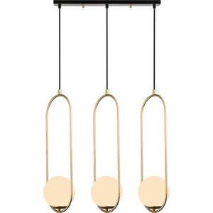 Závěsné svítidlo ve zlaté barvě Squid Lighting Arch, výška 146 cm obraz