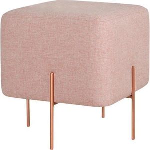 Světle růžový taburet Copper – Artie obraz