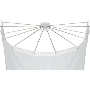 Kruhový držák na sprchový závěs Wenko Shower Umbrella obraz