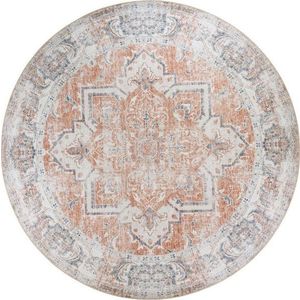 Modro oranžový kulatý koberec ø 200 cm Havana - House Nordic obraz