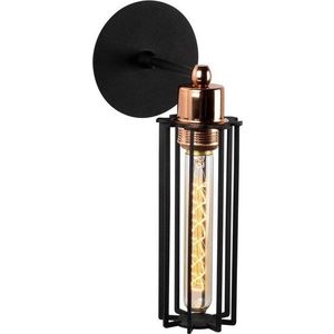 Černé nástěnné svítidlo ø 8 cm Likya – Opviq lights obraz