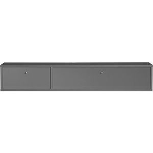 Antracitový TV stolek 136x22 cm Mistral – Hammel Furniture obraz