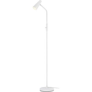 Bílá stojací lampa Markslöjd Crest, výška 145 cm obraz