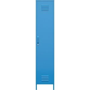 Modrá kovová skříňka Novogratz Cache, 38 x 185 cm obraz