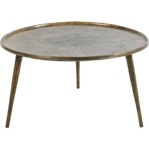 Kovový kulatý konferenční stolek v bronzové barvě ø 67, 5 cm Babina – Light & Living obraz