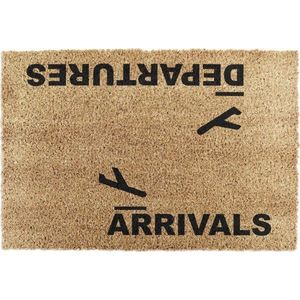 Rohožka z kokosového vlákna 40x60 cm Arrivals and Departures – Artsy Doormats obraz