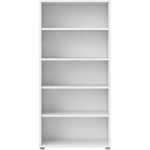 Bílá modulární knihovna 89x189 cm Prima – Tvilum obraz