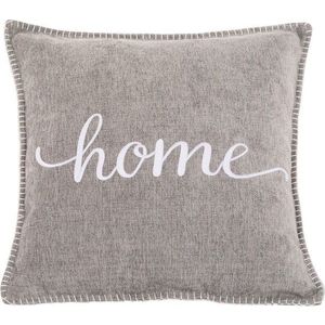 Světle šedý dekorativní polštář Tiseco Home Studio Damian W, 45 x 45 cm obraz