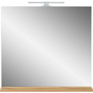 Nástěnné zrcadlo s osvětlením a poličkou 76x75 cm Menen – Germania obraz