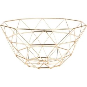 Mísa na ovoce ve zlaté barvě PT LIVING Diamond, ⌀ 30 cm obraz