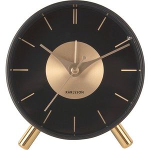 Budík ø 11 cm Gold Disc – Karlsson obraz