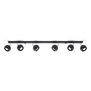 Černé bodové svítidlo 10x118 cm Ollo – Nice Lamps obraz