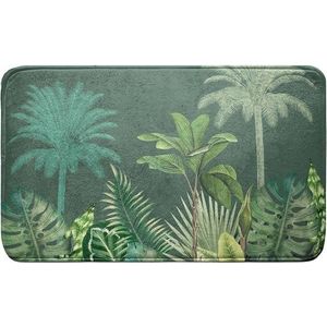 Zelená koupelnová předložka 45x75 cm Vagabonde – douceur d'intérieur obraz