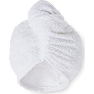 Bílé rychleschnoucí bavlněné ručníky na vlasy v sadě 2 ks 20x13 cm Quick Dry – Catherine Lansfield obraz