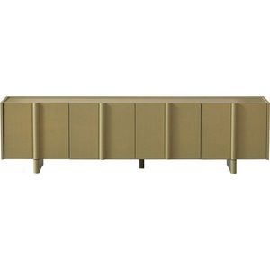 Khaki TV stolek z borovicového dřeva 200x53x46 cm Basu – WOOOD obraz