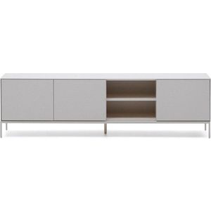 Bílý TV stolek 195x55 cm Vedrana – Kave Home obraz