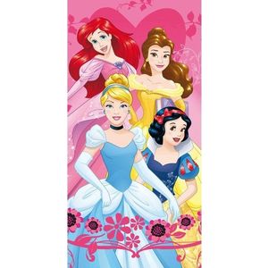 Růžová froté dětská osuška 70x140 cm Princesses – Jerry Fabrics obraz
