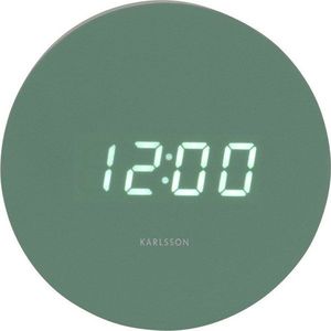 Digitální budík ø 9 cm Spry Round – Karlsson obraz