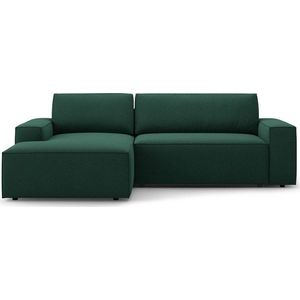Zelená rozkládací rohová pohovka (levý roh) Jodie – Micadoni Home obraz