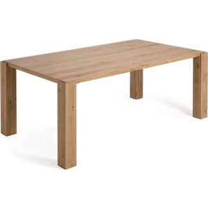 Jídelní stůl v dekoru dubu 100x200 cm Deyanira – Kave Home obraz