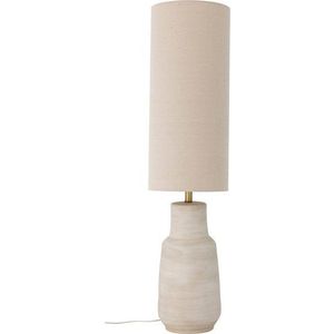 Krémová stojací lampa s textilním stínidlem (výška 113 cm) Linetta – Bloomingville obraz