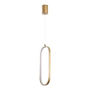 LED závěsné svítidlo ve zlaté barvě Can – Opviq lights obraz