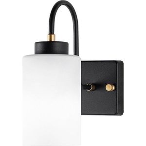 Černobílé nástěnné svítidlo ø 10 cm Duzsuz – Opviq lights obraz