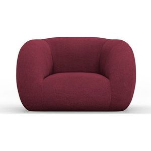 Vínové křeslo z textilie bouclé Essen – Cosmopolitan Design obraz