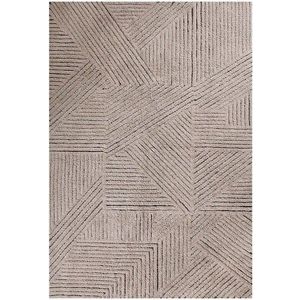 Světle hnědý pratelný ručně tkaný vlněný koberec 170x240 cm Golden Coffee – Lorena Canals obraz