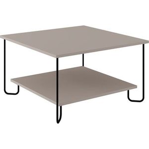 Šedý konferenční stolek 80x80 cm Tonka – Marckeric obraz