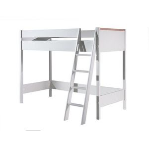 Bílá vyvýšená dětská postel 90x200 cm Londen - Vipack obraz