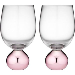 Sklenice na víno v sadě 2 ks 450 ml Astrid Rose - Ladelle obraz