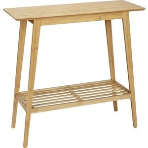 Bambusový konzolový stolek v přírodní barvě 30x80 cm Kona – Wenko obraz