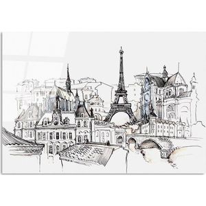 Skleněný obraz 70x100 cm Paris – Wallity obraz