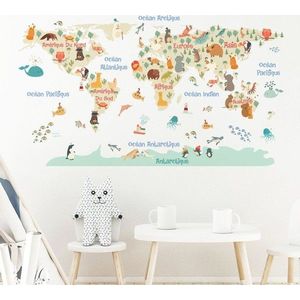 Samolepka World Map obraz