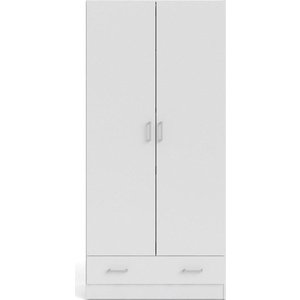 Bílá šatní skříň 79x170 cm Space – Tvilum obraz